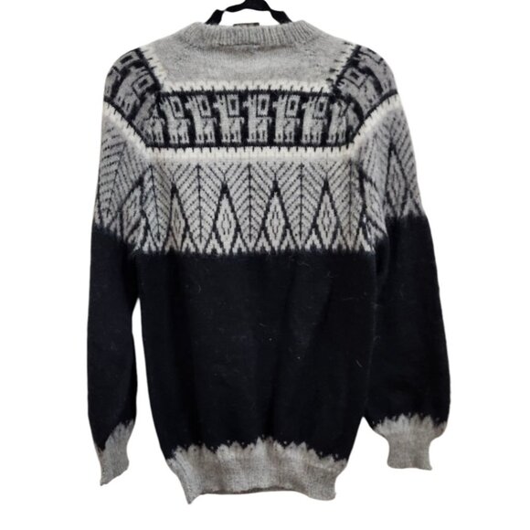 Alpaca jumper for Women Peruvian alpaca sweater knitted jumper warm winterSize M - Picture 6 of 14